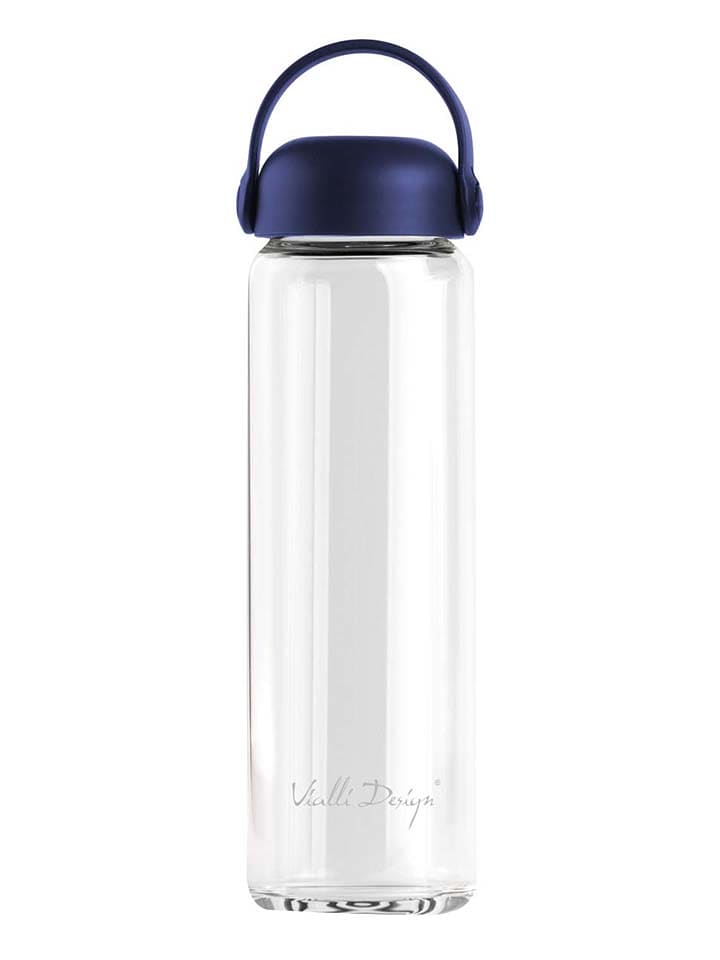 Vialli Design Trinkflasche "Fuori" in Dunkelblau - 540 ml - onesize