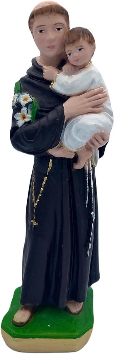 Sint Antonius religieus beeld voor decoratie, Hoogte: 20 cm
