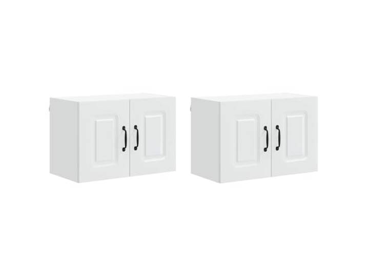 IBUQDDV Küchenschrank Kalmar 2 STK. Weiß Holzwerkstoff Geschirrspülerfront, rechteckige Form, modernes Design, Innenbereich Küche, schneller Einbau, trockenes Tuch
