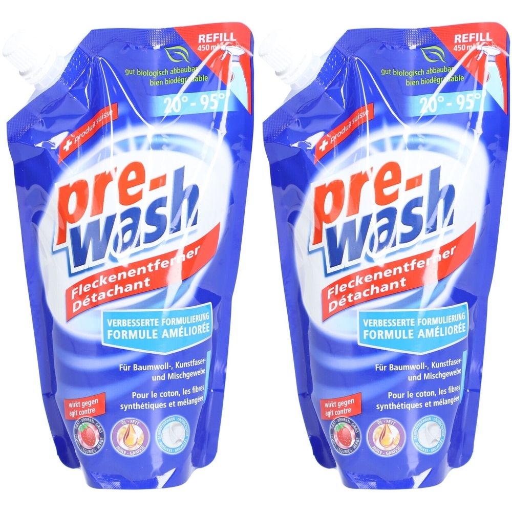 Pre-Wash Fleckenentferner Refill Btl 450 ml x2 2x450 Liquidum