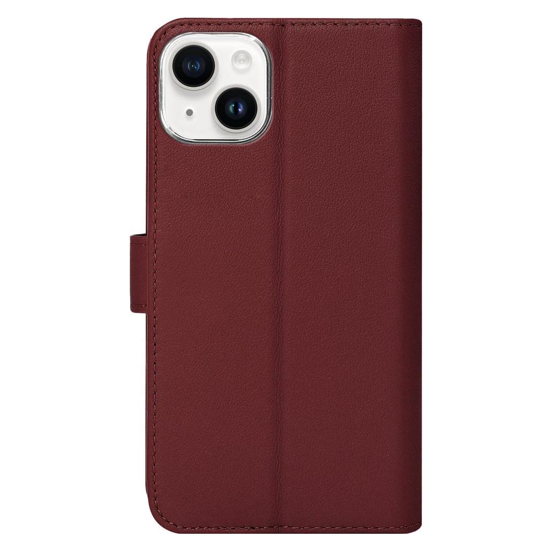 Caseuals 2-in-1 Bookcase MagSafe iPhone 15 Red (Apple iPhone 15) (CS-8104)