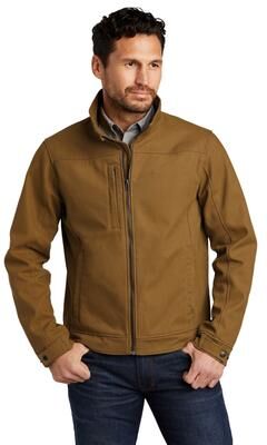 CornerStone CSJ60 Duck Bonded Soft Shell Jacket in Brown size 4XL   Cotton