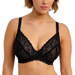 Freya BH Quinn Underwire Plunge Bra Schwarz F 70 Damen