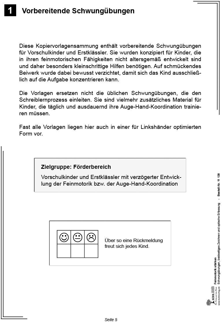 KOHL Verlag Feinmotorik stärken