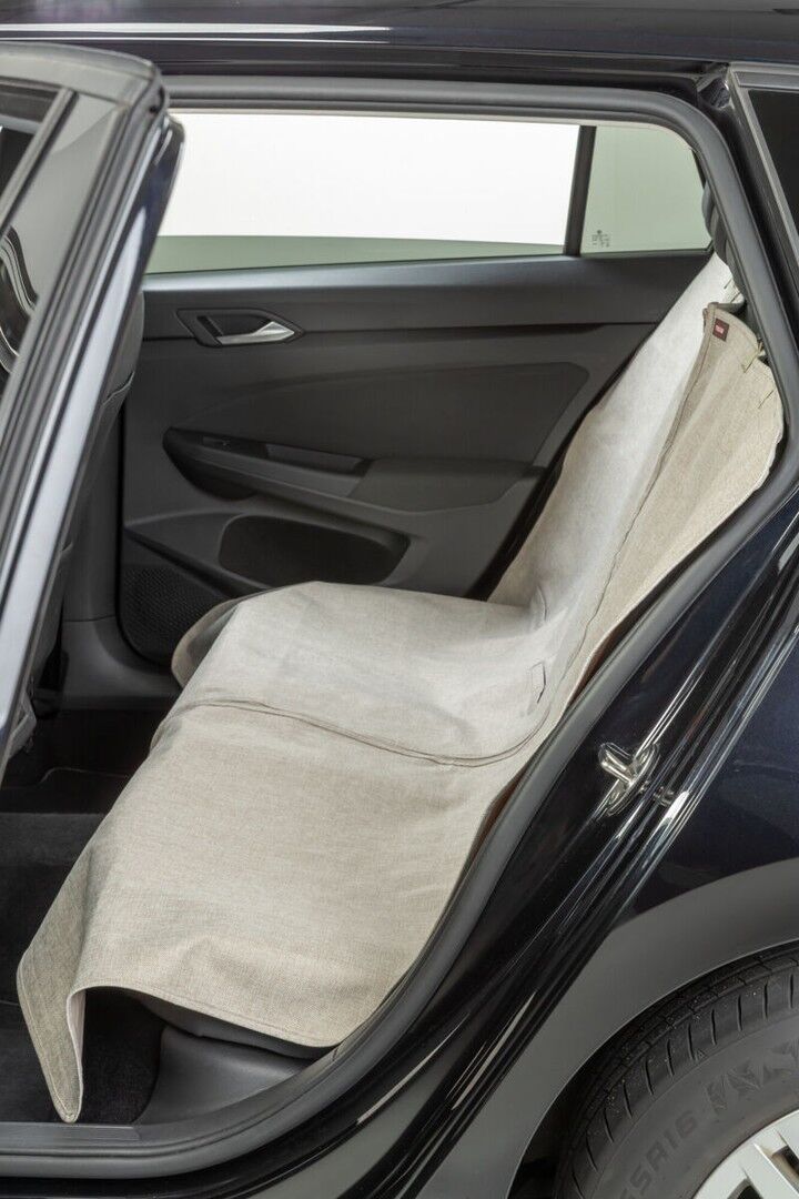 TRIXIE beige Autoschondecke zur einseitigen Befestigung, teilbar