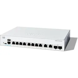 Cisco Catalyst 1300-8T-E-2G-Managed-Switch, 8-Port-GE, 2 x 1-GE-Kombi (C1300-8T-E-2G)