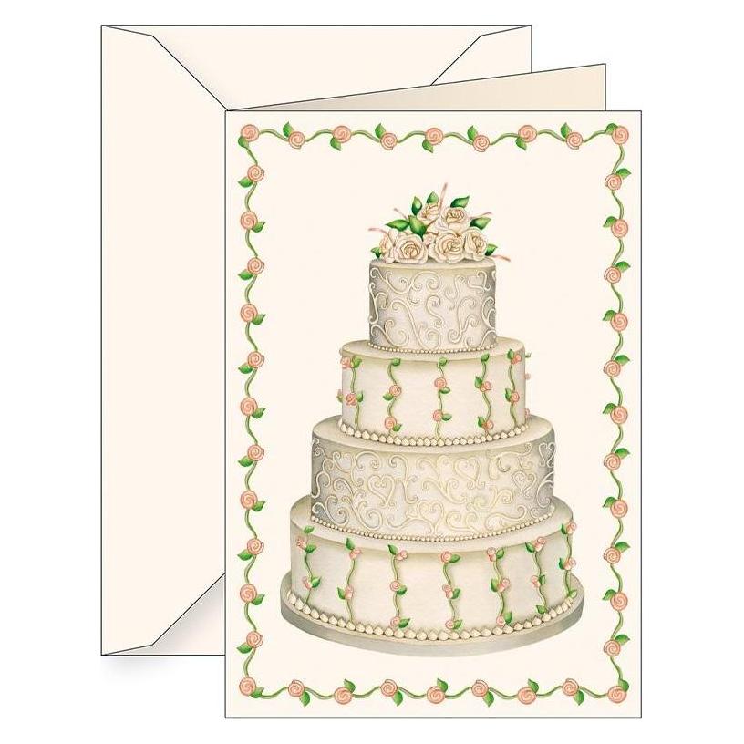Tassotti B6 Karte + Umschlag 5822 Hochzeitstortenstrauss (48985728)