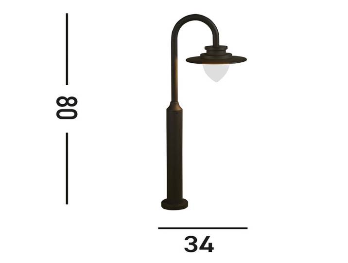 Searchlight LED Wegeleuchte Texas, schwarz, Aluminium