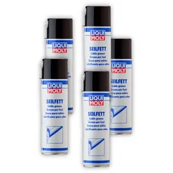 5x Schmiermittel LIQUI MOLY 6135 Seilfett Korrosionsschutz Unterbodenschutz 500ml