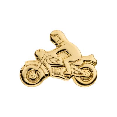 Single-Ohrstecker JOBO "Einzel-Ohrring Motorrad", gold (gelbgold 333), Ohrringe, Damen, Gelbgold 333, 8 Karat 333 Gold