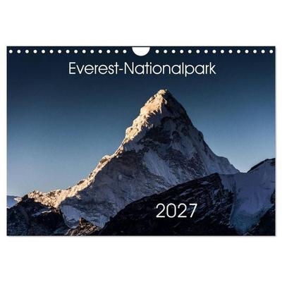 Everest-Nationalpark (Wandkalender 2027 DIN A4 quer), CALVENDO Monatskalender