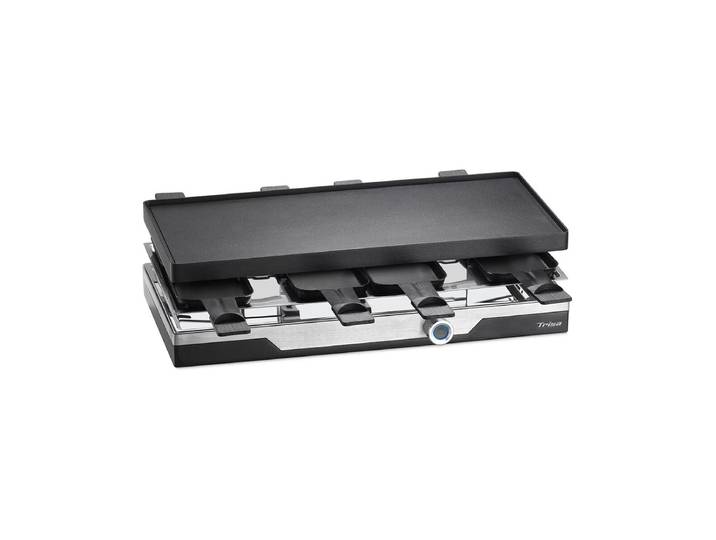 Trisa Electronics Premium 8er Raclette-Grill Schwarz
