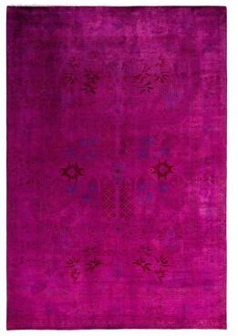 Overton "Vibrance One-of-a-Kind Hand-Knotted Area Rug - Pink, 6' 2"" x 8' 10"" - 6' 2"" x 8' 10"""