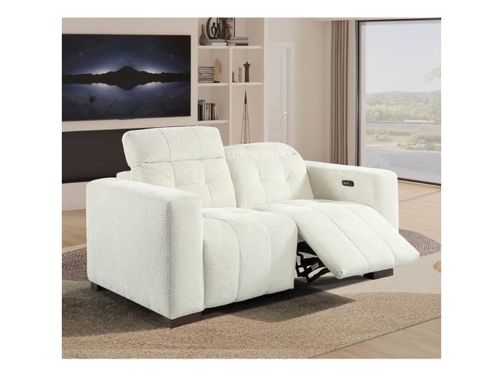 Canapé 2 Places Relax Électrique 3128 Beige Takasit