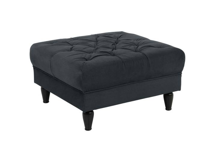Mid.you Hocker, Anthrazit, Holz, Buche, vollmassiv, quadratisch, 82x44x82 cm, Made in EU, Wohnzimmer, Hocker, Sitzhocker