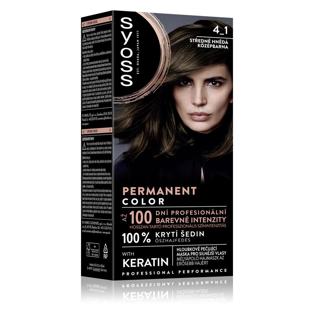 Syoss Permanent Color 4-1 (mittelbraun) (30167390)
