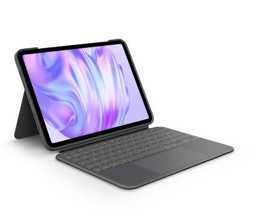Logitech Combo Touch Tablet-Tastatur mit Hülle Apple iPad Pro 11-inch (M4) 27,9cm (11") Graphit