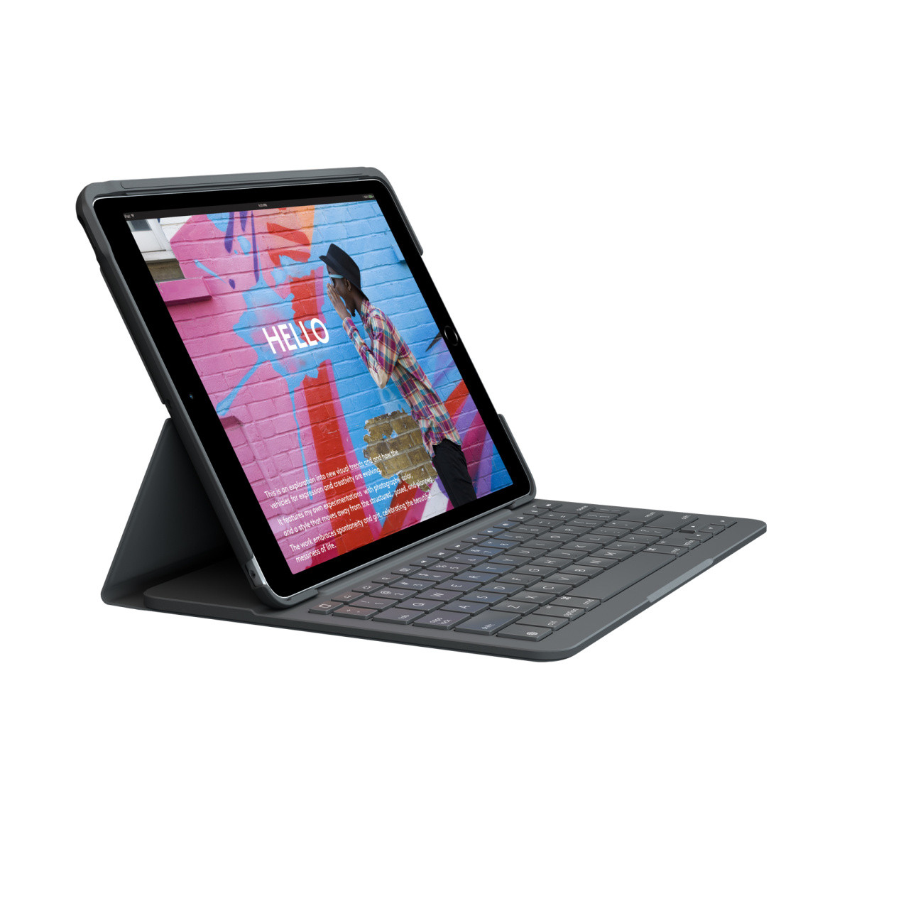 Logitech Slimme Folio-Case voor iPad 7e en 8e generatie