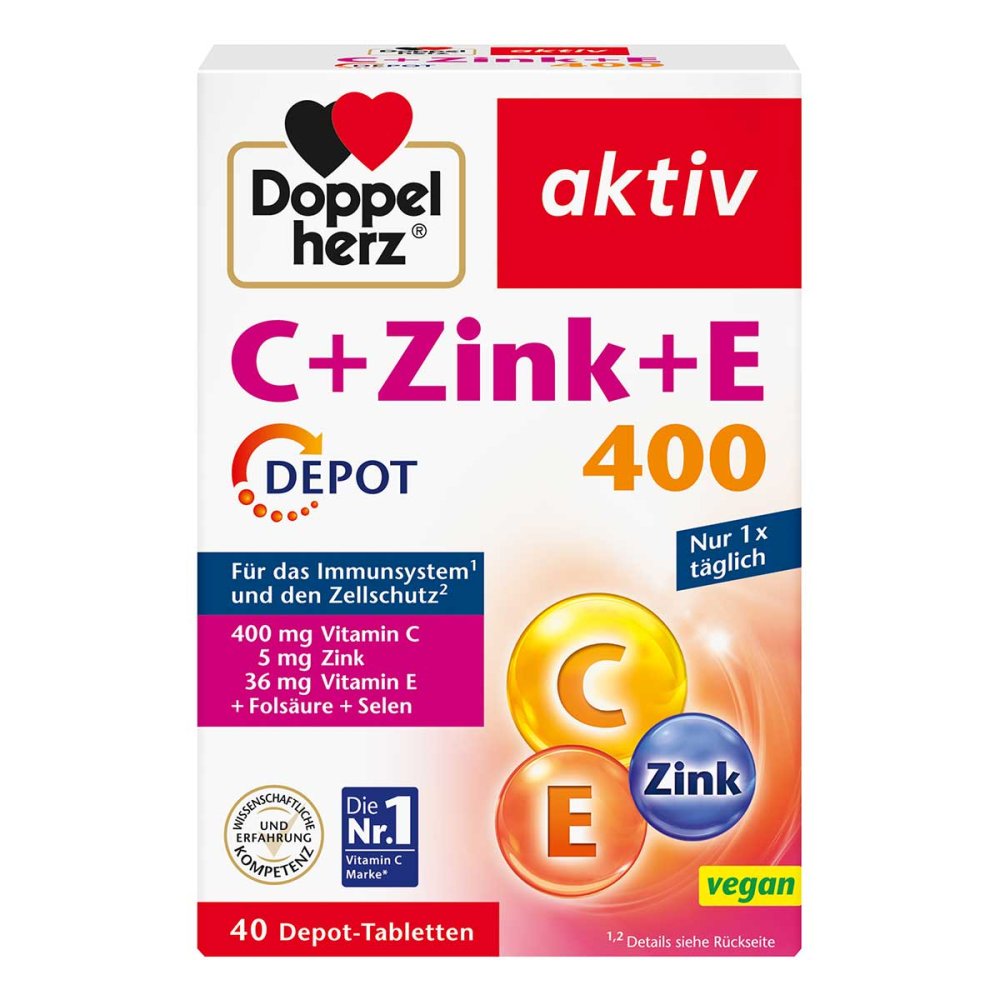 Queisser Pharma GmbH & Co. KG Doppelherz C + Zink + E Depot Tabletten 02561607