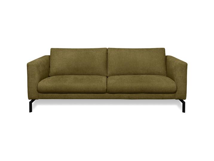 Stilvolles Sofa Gomero Stoff senfgelb B 216 cm T 93 cm - Sofa