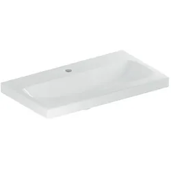 Geberit iCon light Waschtisch 501842005 75x42cm, Hahnloch mittig, ohne Überlauf, weiß