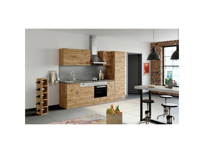 Held Küchenleerblock, Eiche, nur wie online abgebildet bestellbar, 270x200x60 cm, in den Filialen individuell planbar, Küchen, Küchenzeilen & Küchenblöcke, Küchenzeilen ohne Geräte