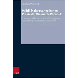 Meinefeld:Politik in der evangelischen, Fachbücher von Christian Meinefeld