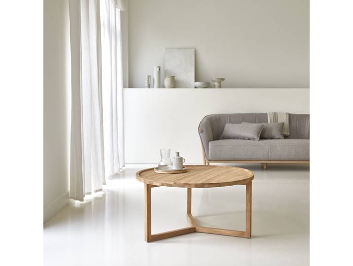 Couchtisch aus Teakholz 90 Ana - Natur