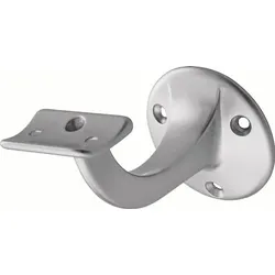hermeta Handlaufträger 3505 Alu.silberf.elox.D.Wandplatte 56mm - 3505-01E