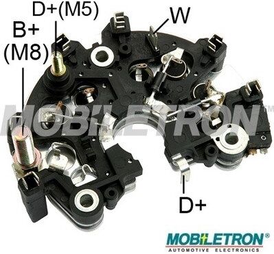 Mobiletron Gleichrichter, Generator Rb121h 112mm