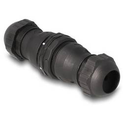 Delock RJ45 Netzwerk Adapter Kabel [1x RJ45-Buchse - 1x RJ45-Buchse] Schwarz 67044