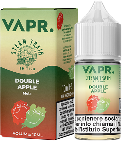 VAPR. Double Apple Steam Train Aroma Mini Shot 10ml Mela Ghiaccio