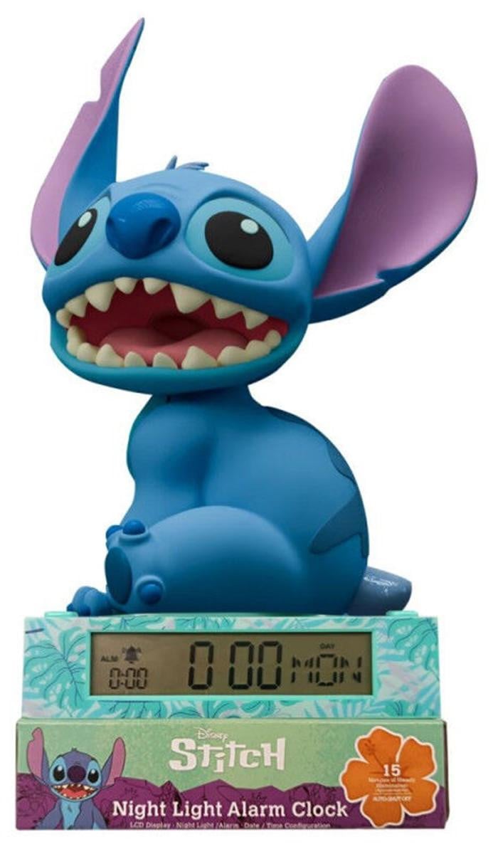 KIDS LICENSING 3D Stitch Figurine Wekker LAS3055