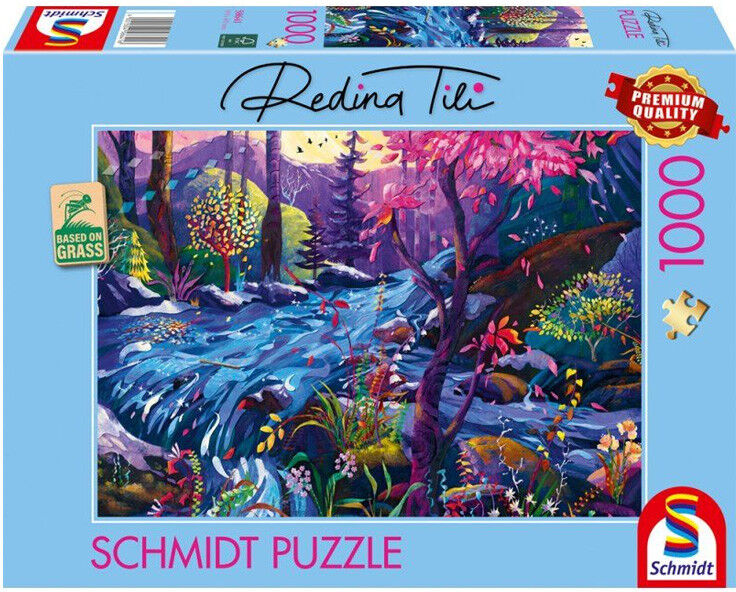 Puzzle 1000 pcs Dans le fleuve des rêves, Redina Tili - Schmidt