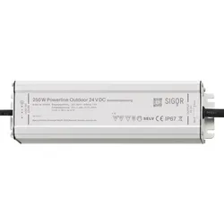 Sigor Powerline Treiber Outdoor 250W 24VDC 235x71x47mm 10,4A IP67