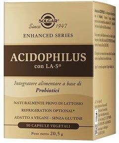 SOLGAR IT. MULTINUTRIENT SpA Solgar Acidophilus - Integratore Probiotico - 50 Capsule Vegetali