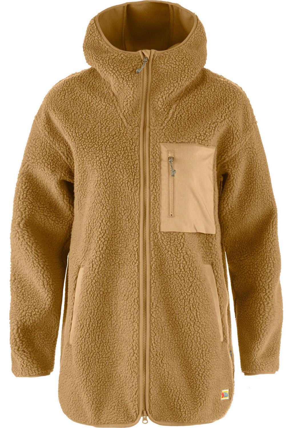 Fjällräven Damen Vardag Pile Long Fleecejacke Buckwheat Brown S