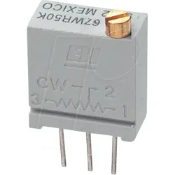 BI 67WR1KLFTB - Spindeltrimmer, 20 Gänge, 1 kOhm, linear