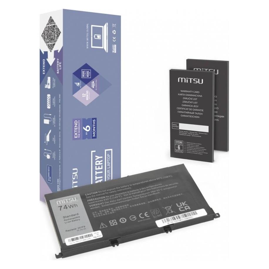 Mitsu Dell Inspiron 357F9 5577 7557 (6600 mAh) (BC/DE-7557H)