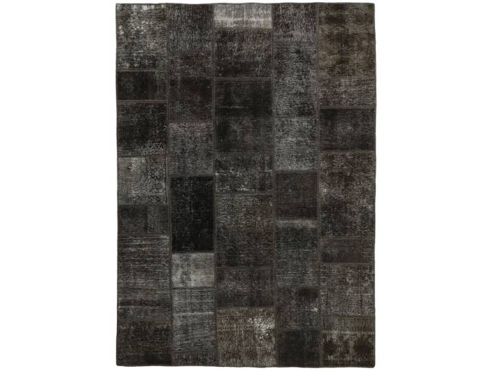 Patchwork Teppich 169x239 Handgeknüpft Modern Orientteppich Perserteppich Wolle