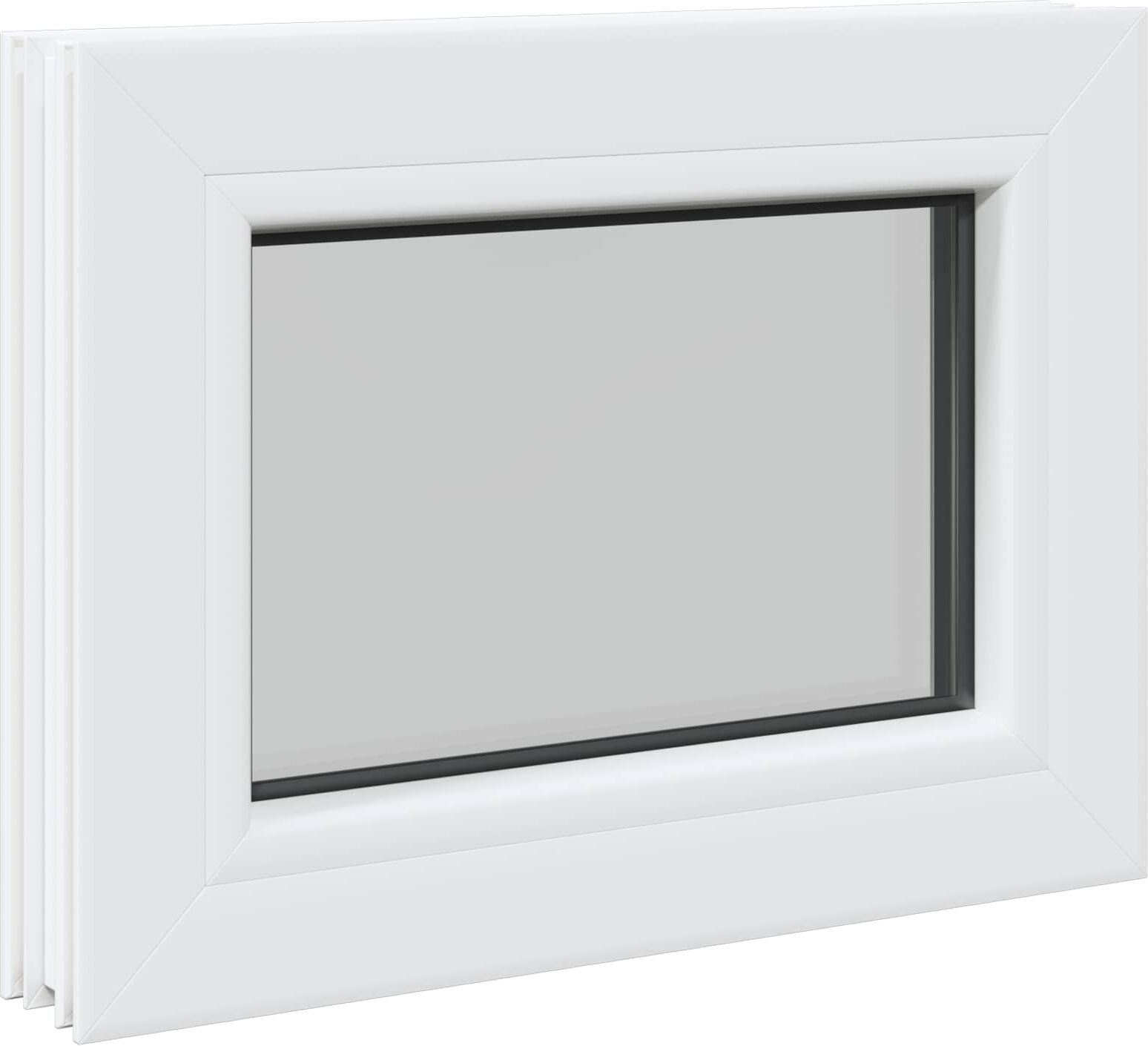 vidaXL Couleur blanche de la fenêtre de cave intérieure RISOR