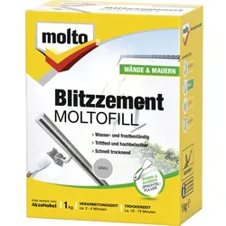 Moltofill 1kg grau Blitzzement