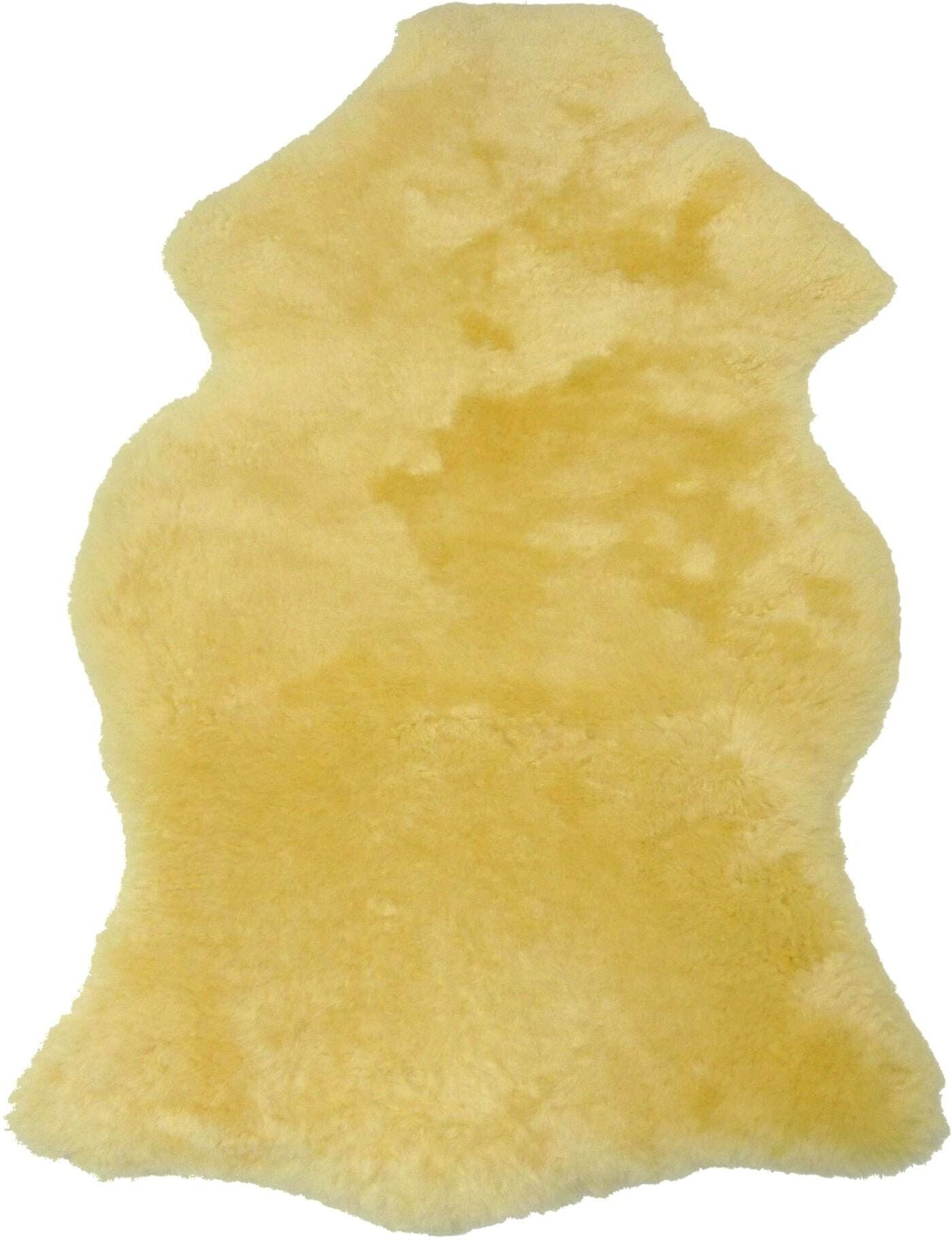 Fellteppich KAISER "Medizinisches Lammfell", beige (natur), B:80cm L:90cm, Lammfell, Teppiche, Fellteppich natur B : 80cm 1 Stk., L: 90cm