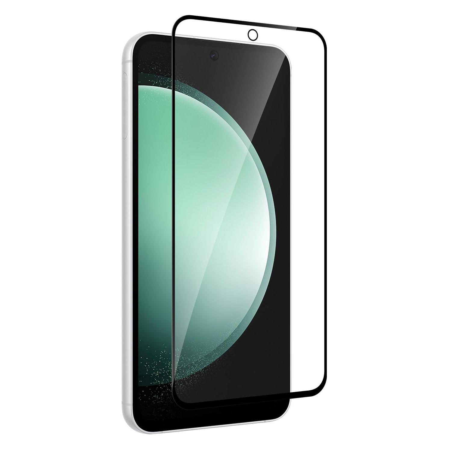 Puro Rahmen voller Kleber gehärtetes Glas für Samsung Galaxy S24 FE (Samsung Galaxy S24 FE) (PUSDGFRS24FESGBLK)
