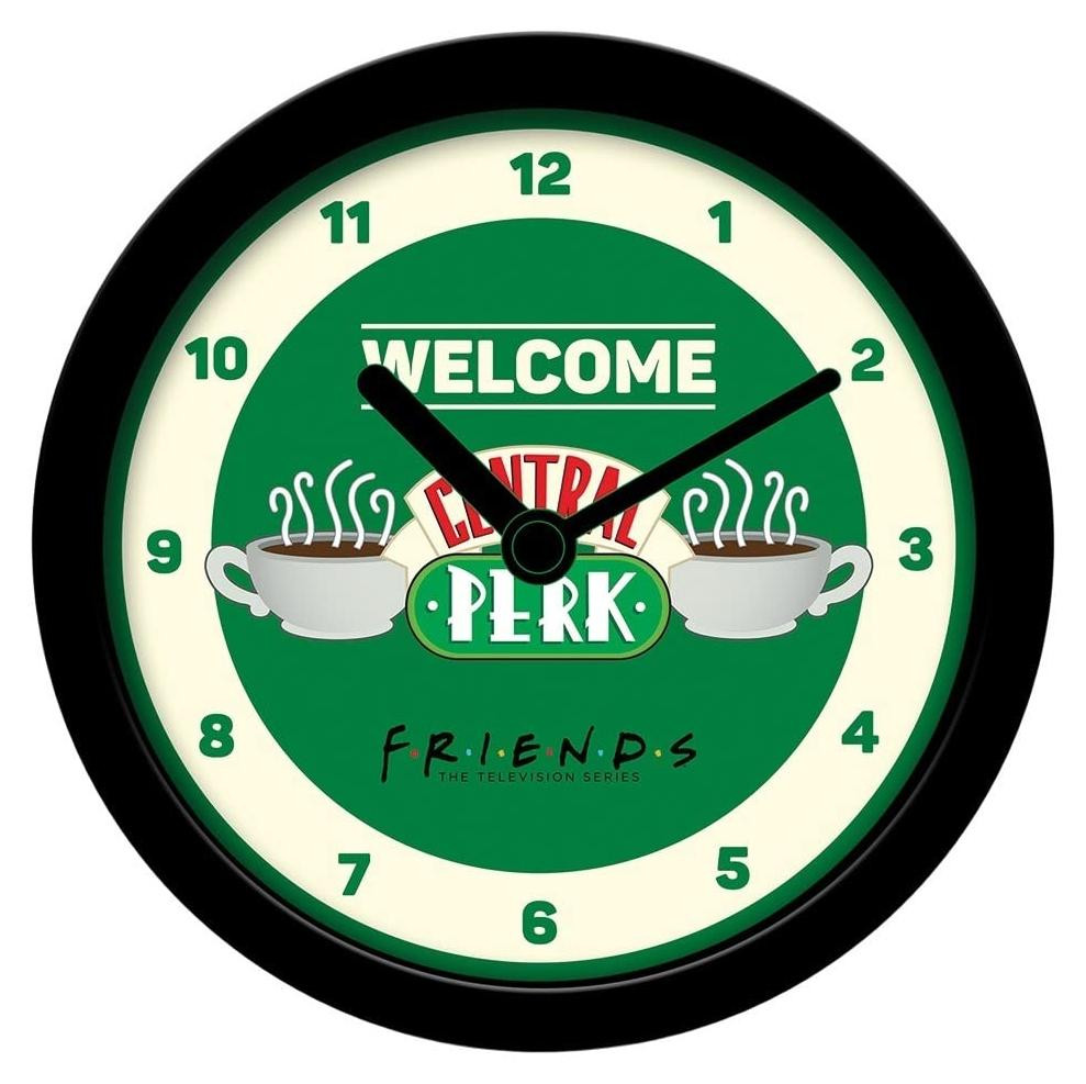 Dripio Tafelklok Central Perk Friends met alarm, 25,4 cm, acryl, analoog