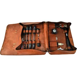 MAN 29048 - Werkezeugtasche, Leder, 24-teilig