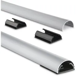 Hama, Kabelschutz + Kabelführung, Alu-Kabelkanal (Kabelkanal, 110 cm)