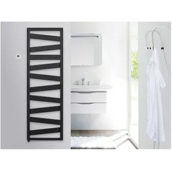 Zehnder Design-Heizkörper Ribbon, elektrisch, RAL 9016, 1291x30x500 mm