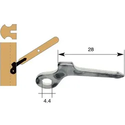 Werkstarck, Zubehör Fensterbeschlag, Jalousie-Haften