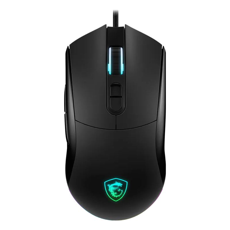 MSI Forge GM320 Gaming Maus, Black, USB
